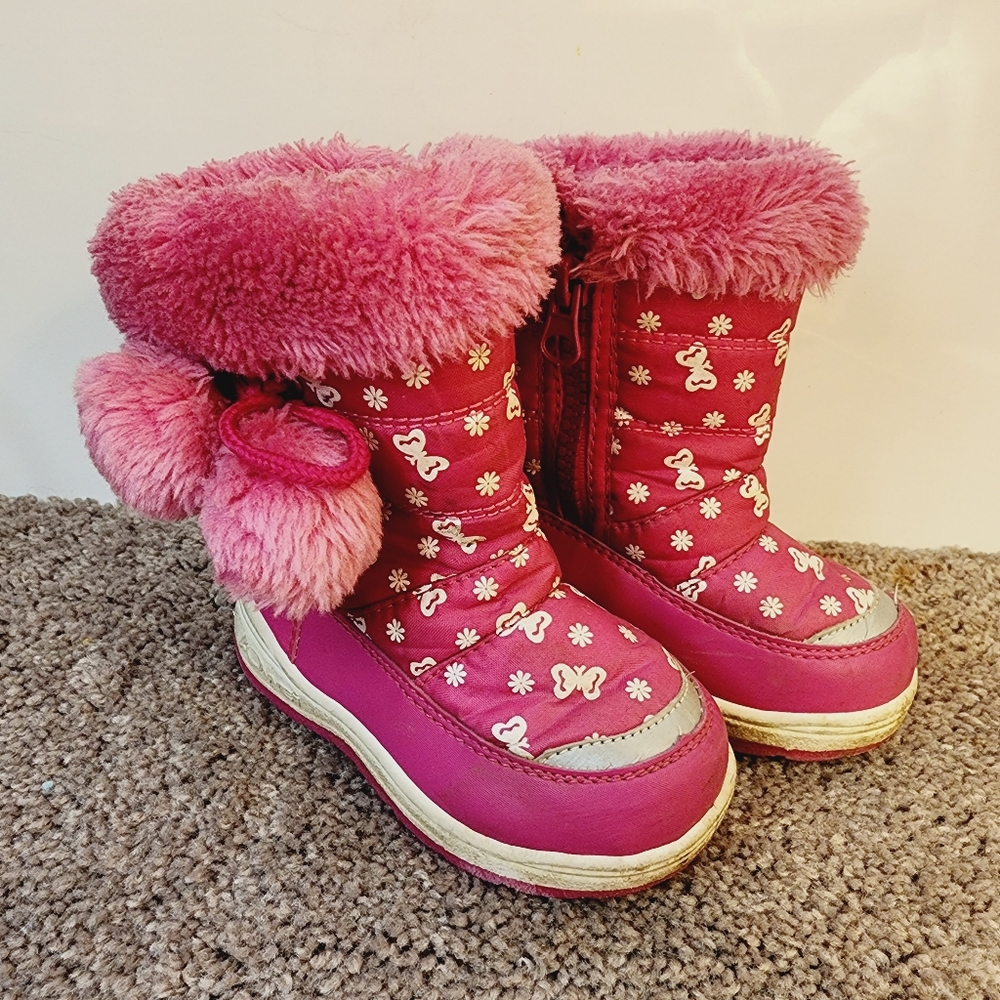 Toddler Side Zip Winter Boots